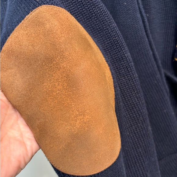 ✨RUGBY RALPH LAUREN Varsity Cotton Knit Shawl Collar Cardigan Sweater Vintage - Picture 13 of 16